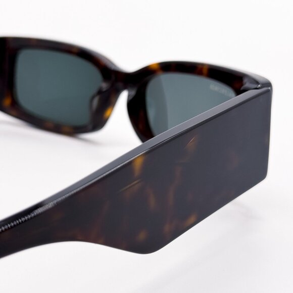 NEW BALENCIAGA BB0260S 002 UNISEX DARK HAVANA/GREEN SUNGLASSES BALENCIAGA - Picture 9 of 12